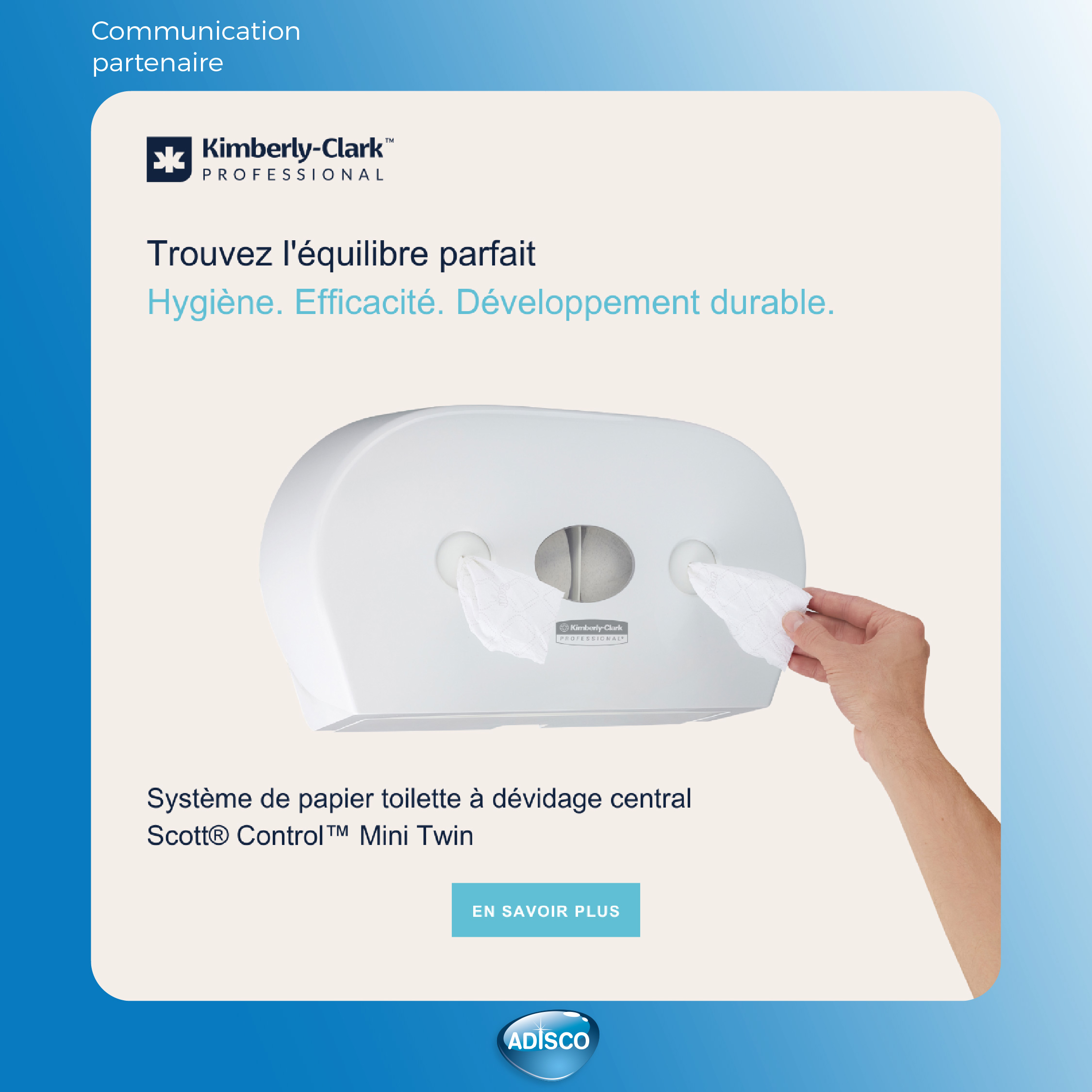 Des sanitaires toujours prêts, même dans les lieux très fréquentés !