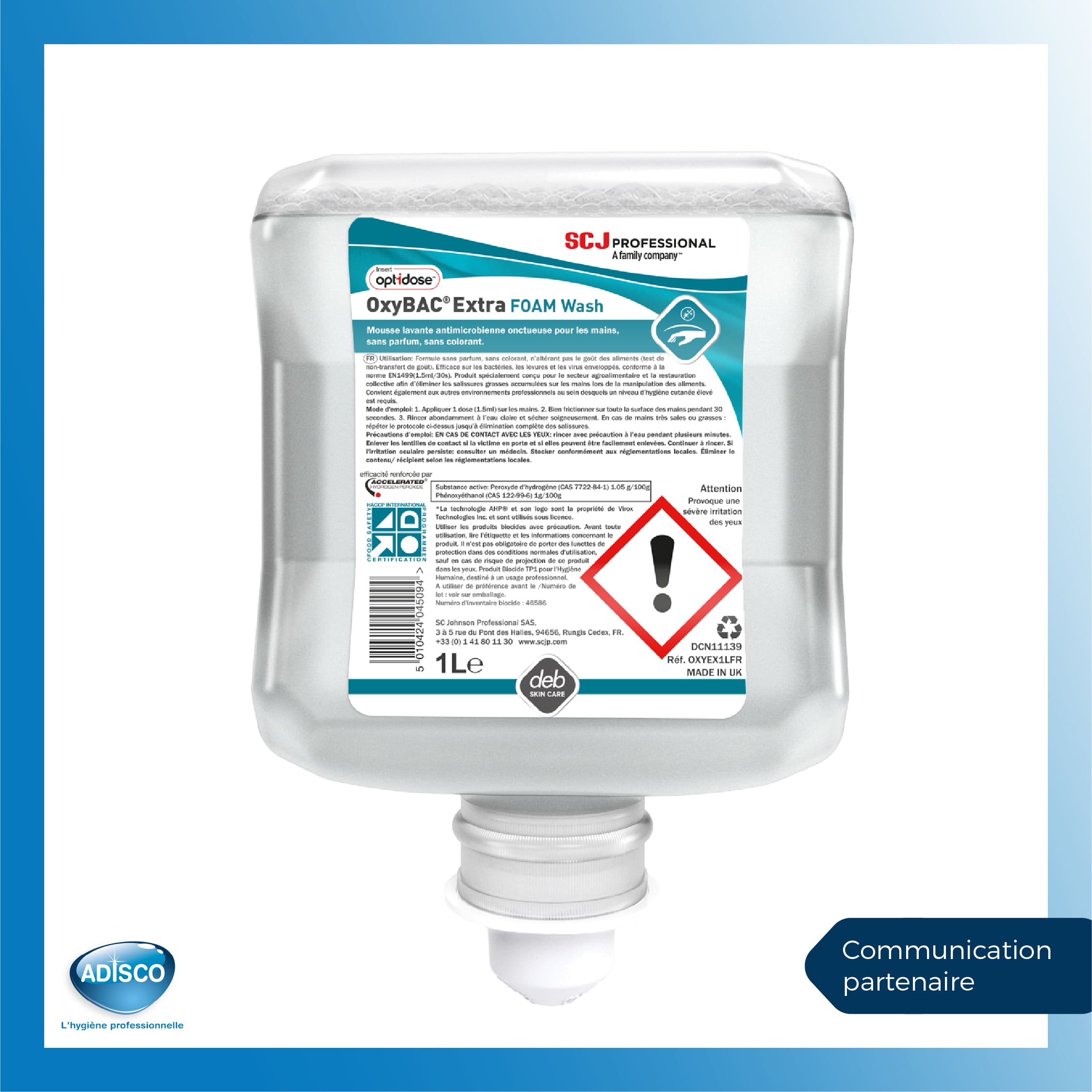     OxyBAC® : l’excellence antimicrobienne pour une hygiène des mains sans compromis