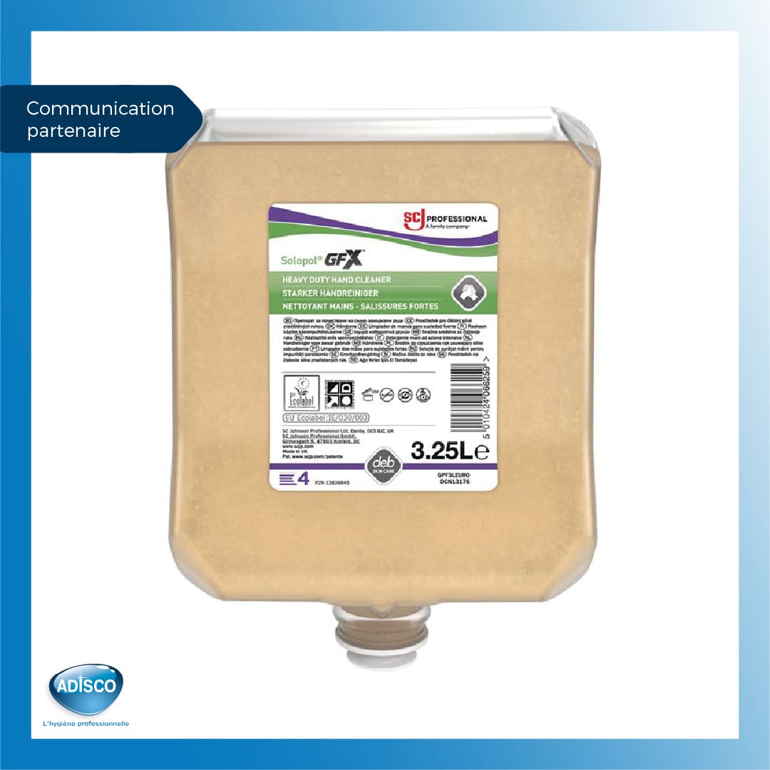 Sc Johnson Professional - Solopol® GFX™ : Mousse lavante puissante sans solvant pour salissures fortes