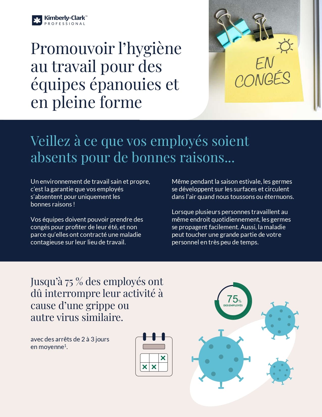 Des solutions simples pour garantir un environnement sain, même en effectif réduit