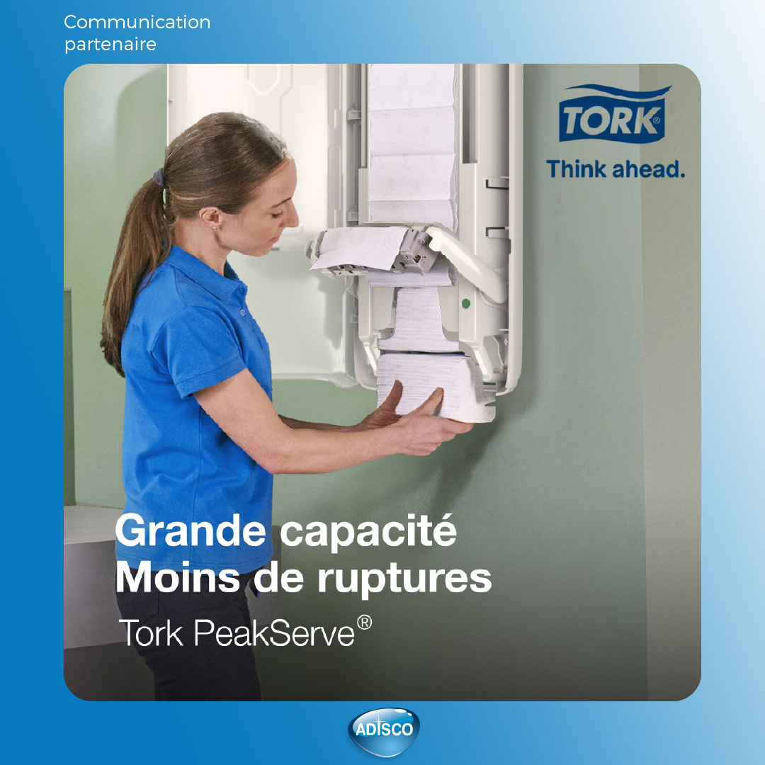 Tork PeakServe Essuie-mains Papier à grande capacité